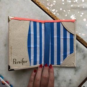 persifor Accessories - Persifor Wheels Up Canvas Passport Cover ✈️ persifor Accessories - Persifor Wheels Up Canvas Passport Cover ✈️